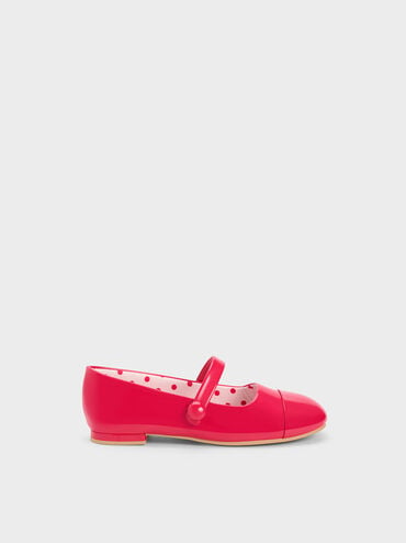 clearance sale coupon Off Girls' Patent Mary Jane Flats  - Pink