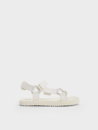 voucher code Off Girls' Maise Grosgrain Sporty Sandals  - Chalk