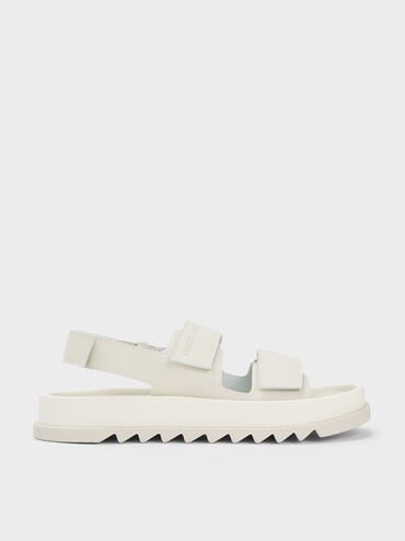 voucher code Off Avalon Buckled Sports Sandals  - White