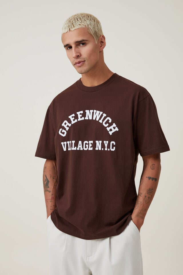 markdown code Off Loose Fit College TShirt