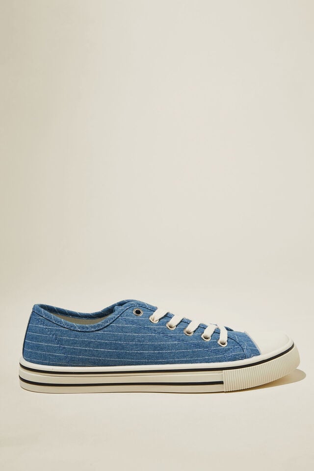 voucher code Off Harlow Lace Up Plimsoll