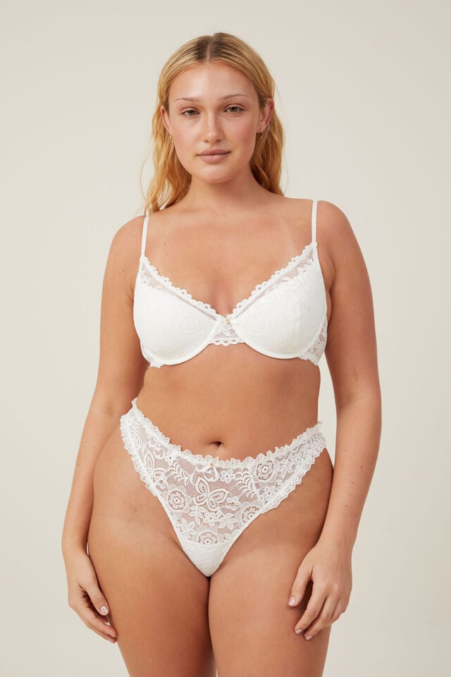 coupon code Off Butterfly Lace Lightly Lined Bra