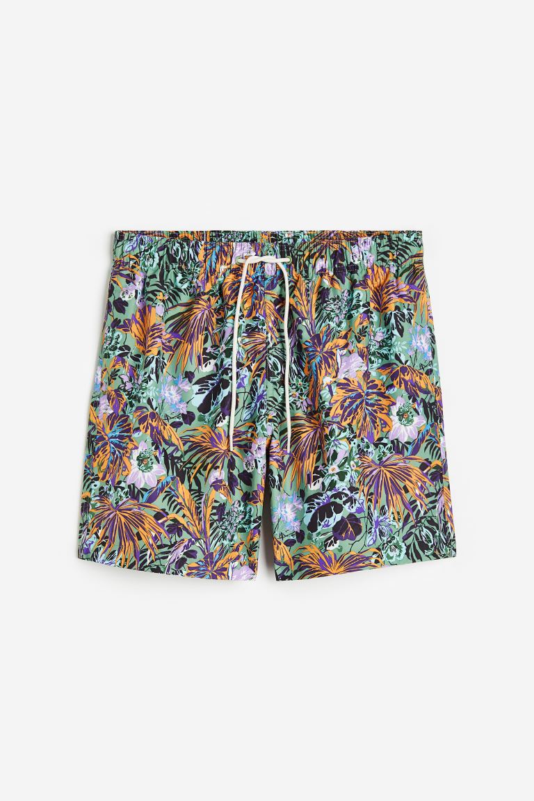 promo code Off Patterned swim shorts