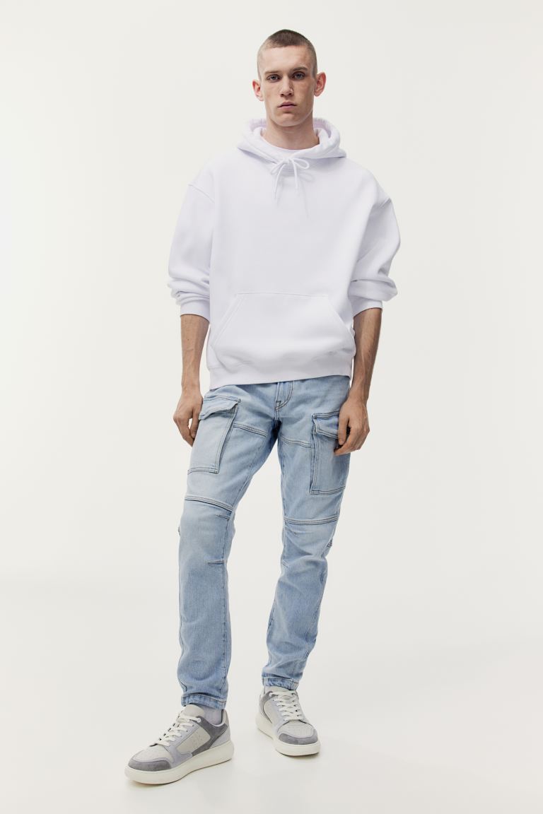 markdown code Off Slim Cargo Jeans