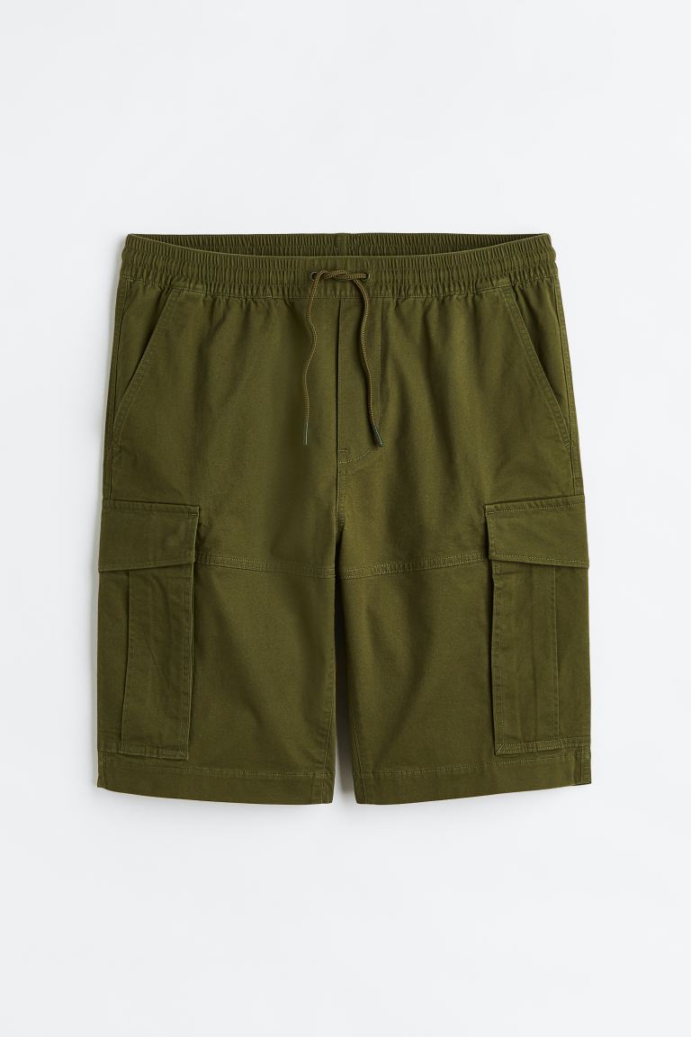 offer code Off Regular Fit Cotton cargo shorts