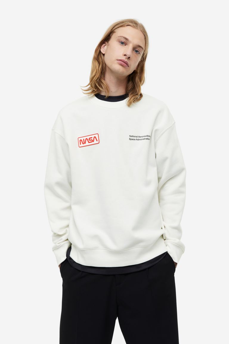 promo code Off Relaxed Fit Sweatshirt