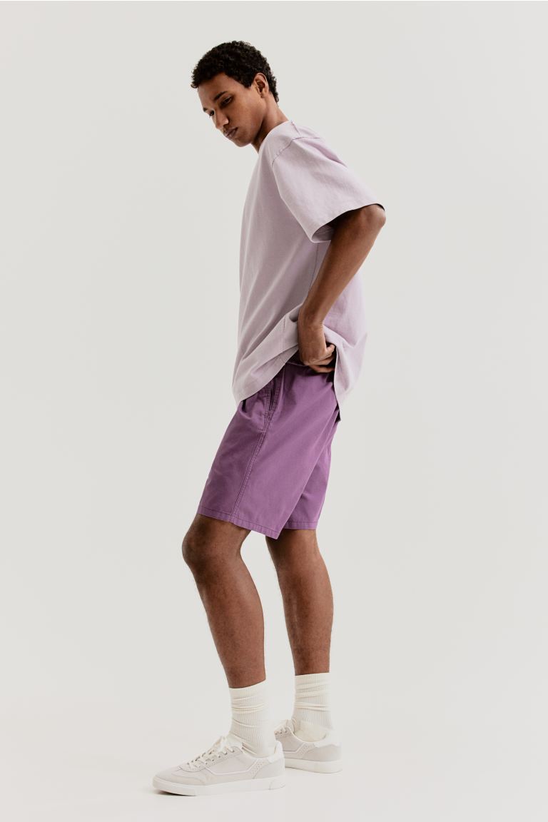 clearance code Off Regular Fit Cotton shorts