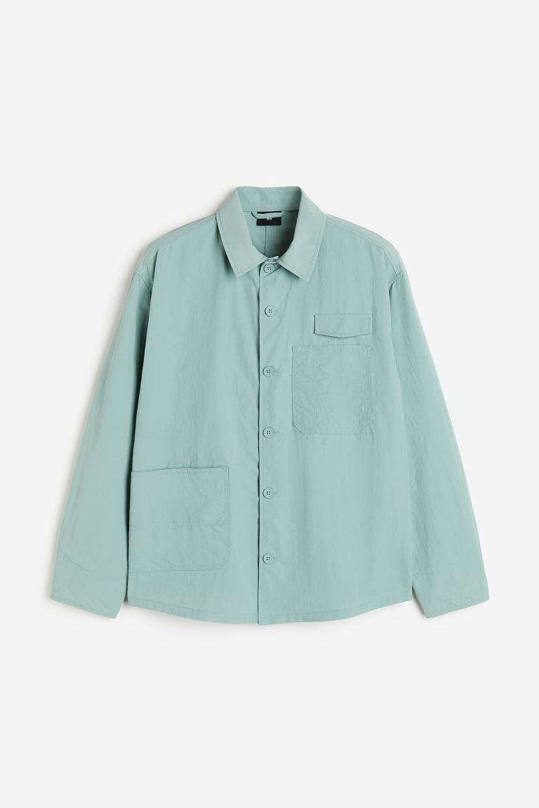 markdown code Off Loose Fit Nylon overshirt