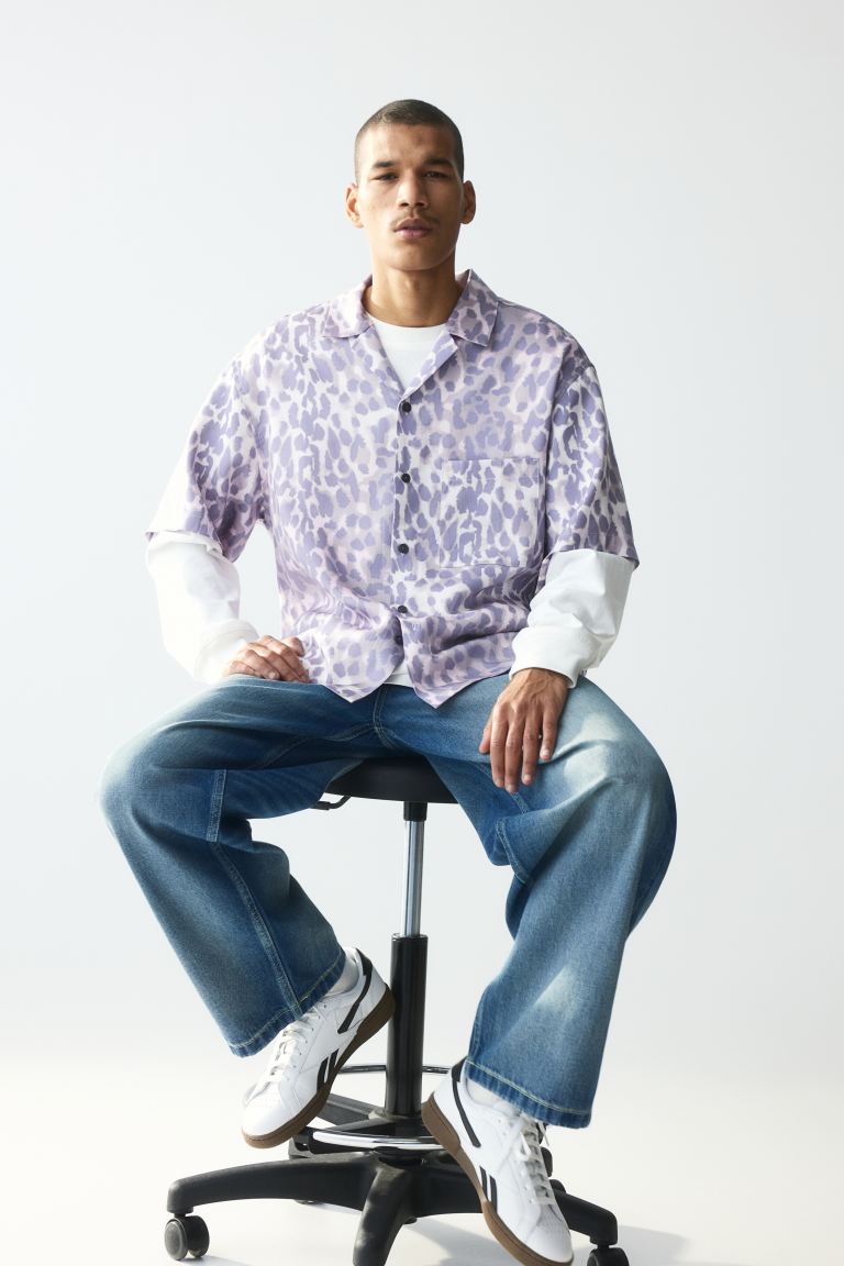 offer code Off Loose Fit Lyocell resort shirt