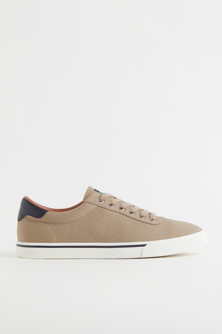 coupon Off Cotton canvas trainers