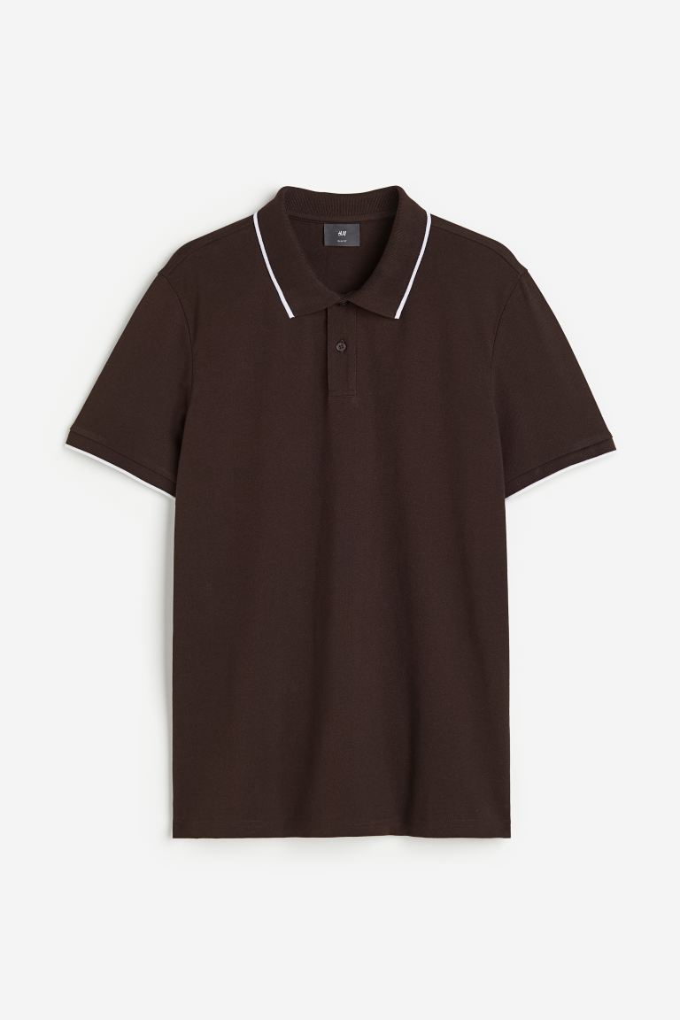 voucher Off Slim Fit Cotton polo shirt