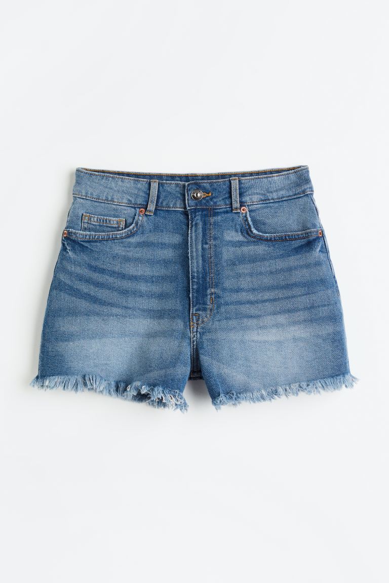 promo coupon Off High-waisted denim shorts