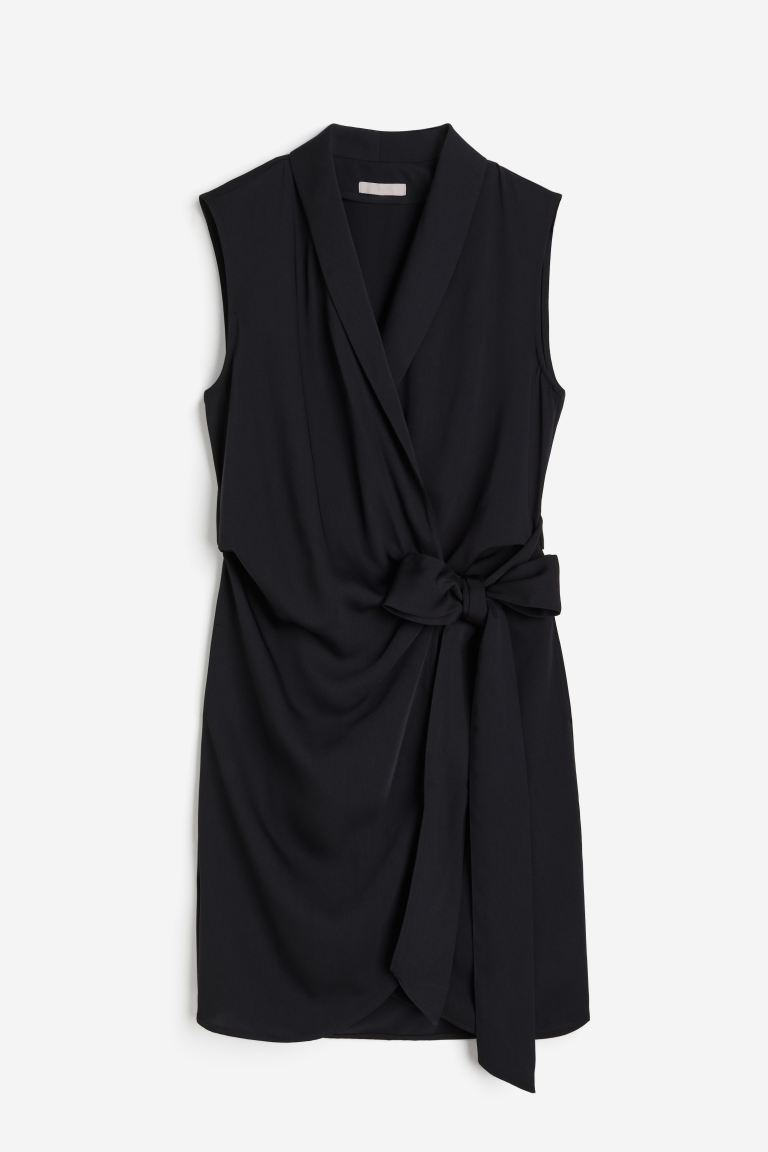 markdown code Off Blazer wrap dress