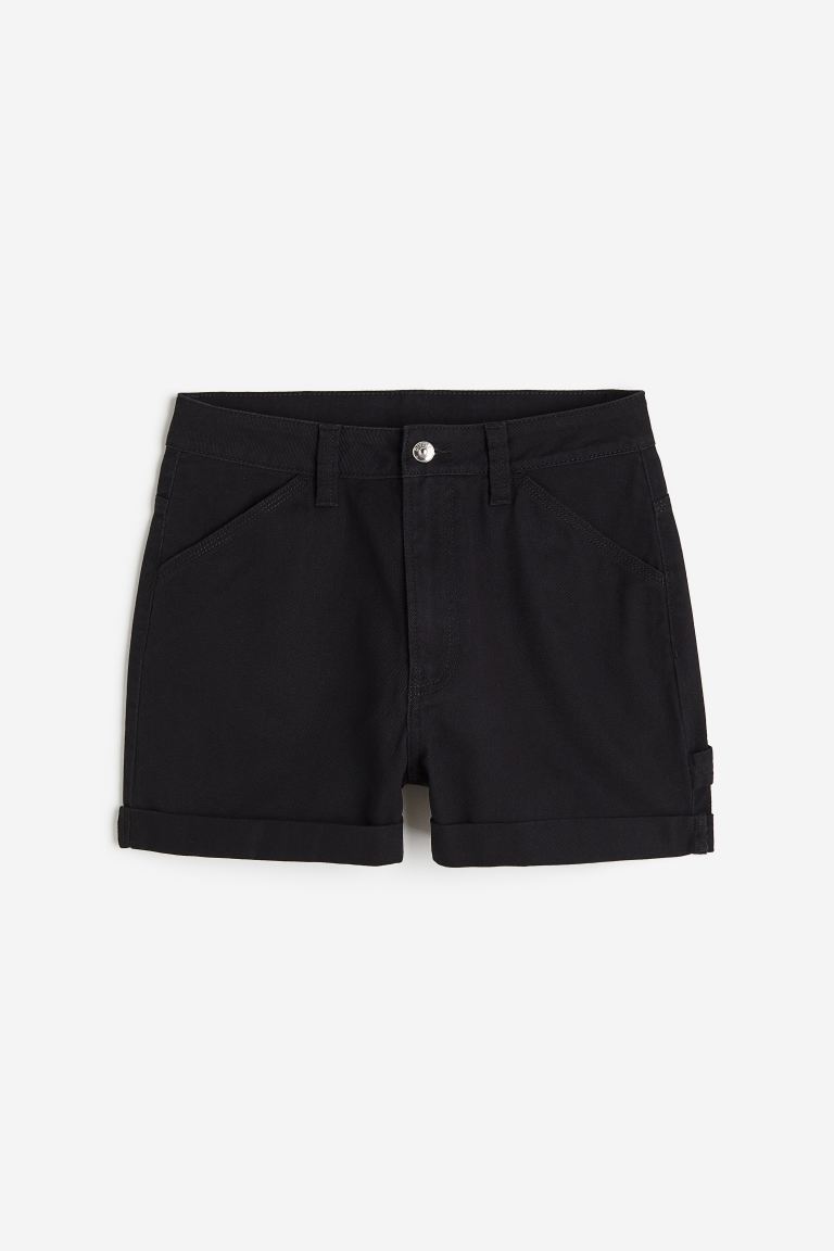 markdown code Off High-waisted cargo shorts