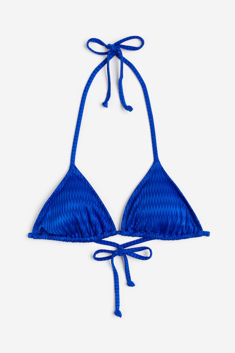 markdown code Off Padded triangle bikini top