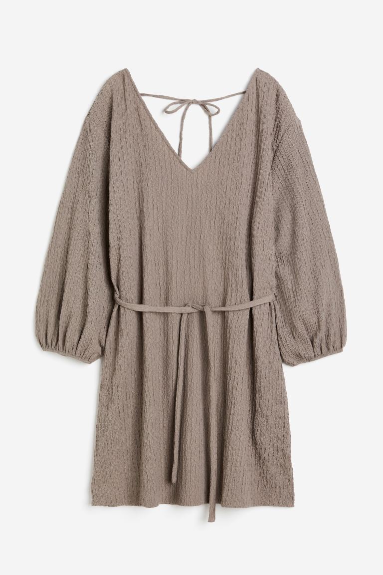 offer code Off Textured jersey dress