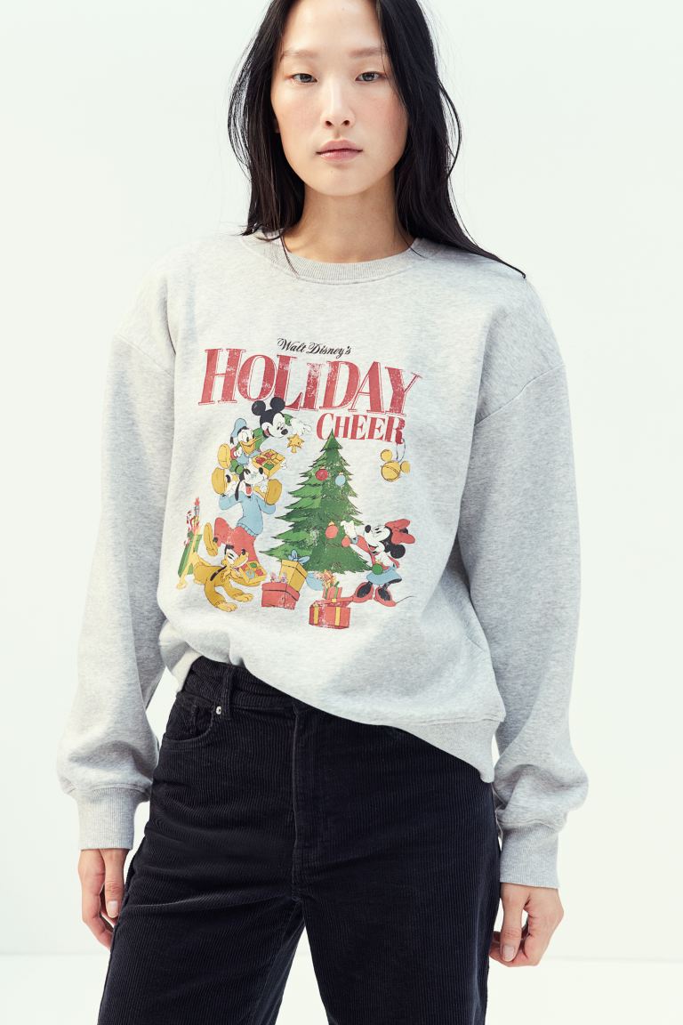 voucher Off Motif-detail sweatshirt