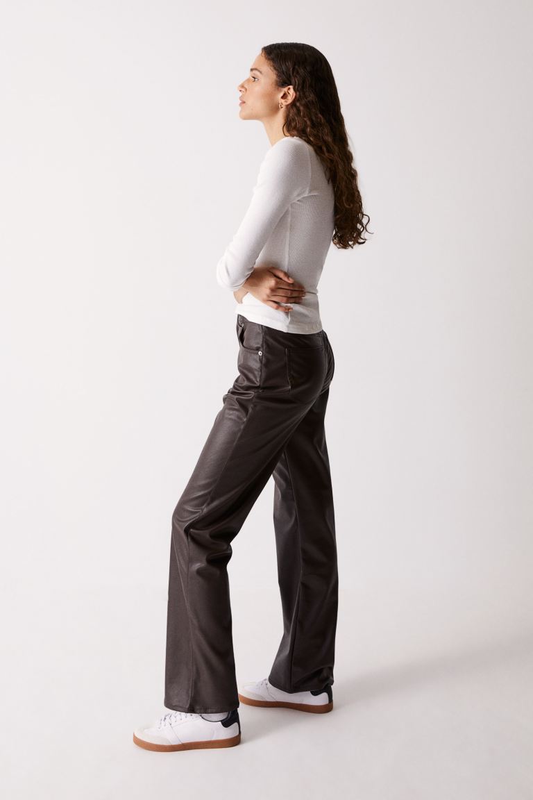 markdown code Off Coated trousers