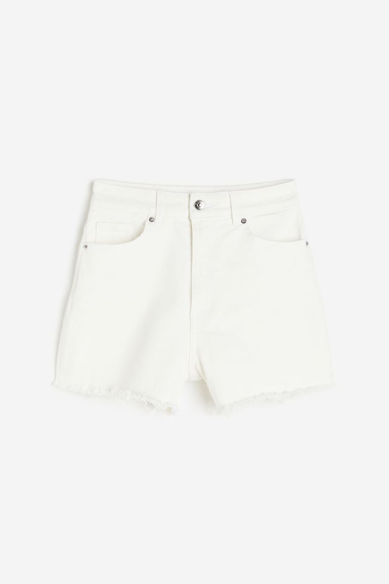 offer code Off High-waisted denim shorts