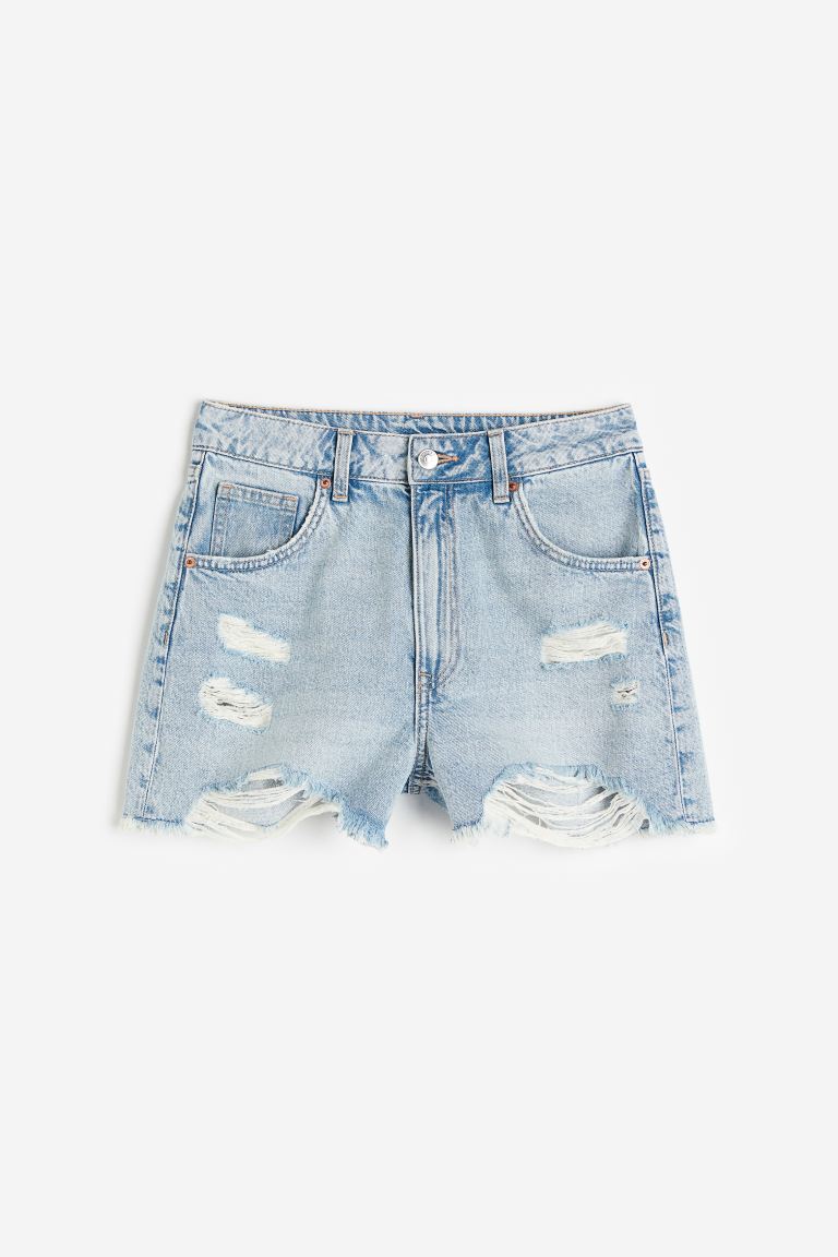 promo coupon Off High-waisted denim shorts