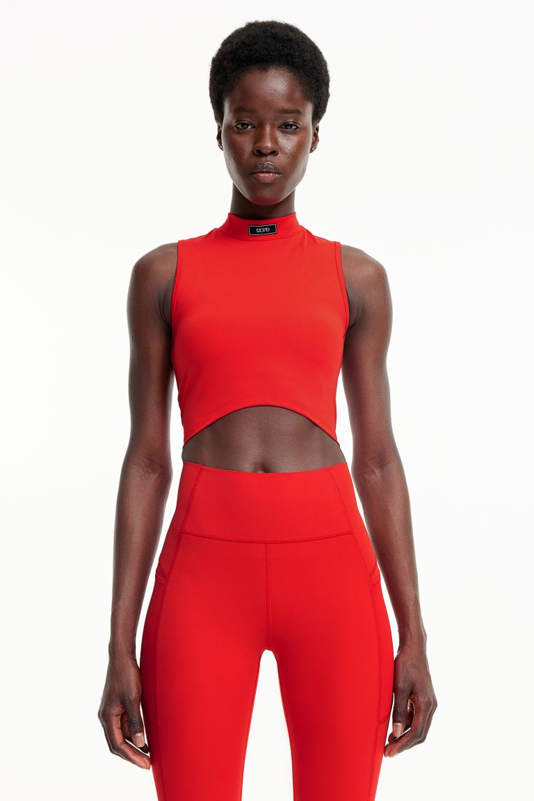 markdown code Off DryMove™ Cropped sports top