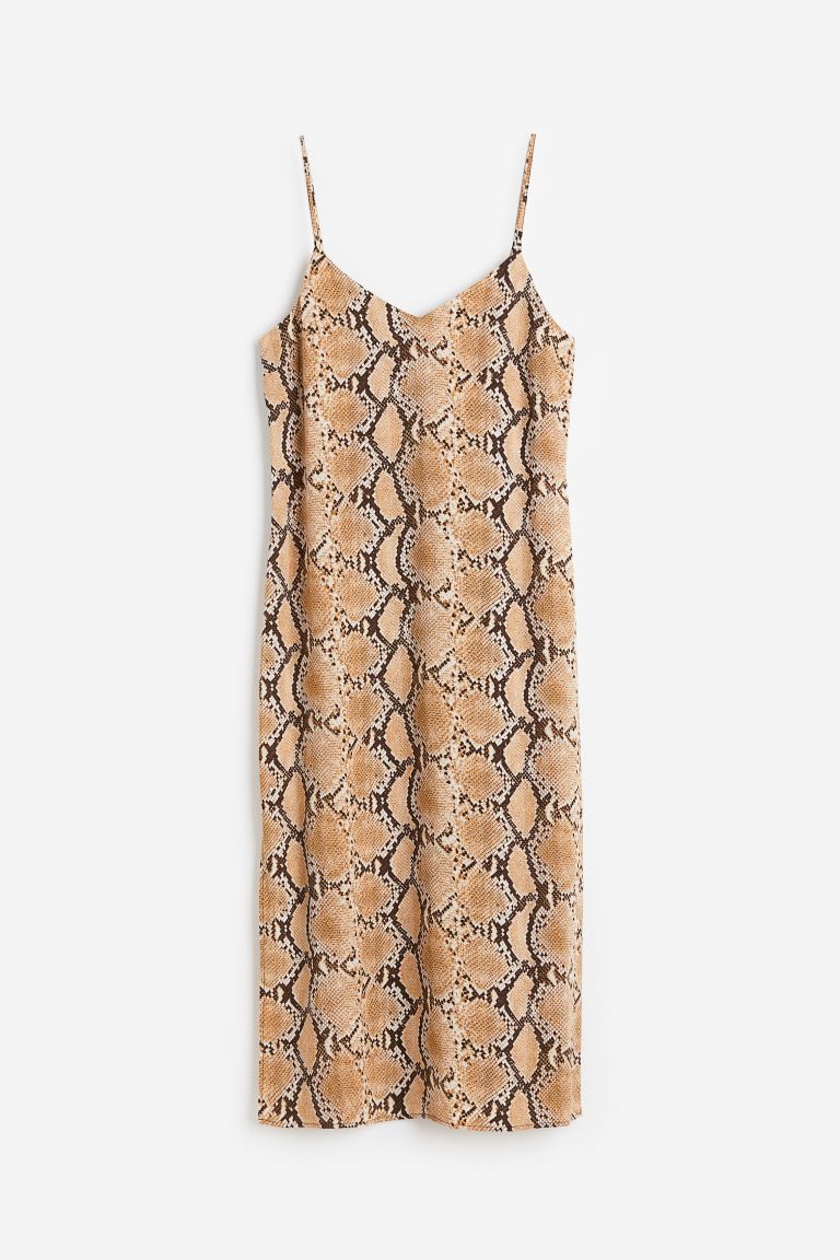 coupon Off Crêpe slip dress