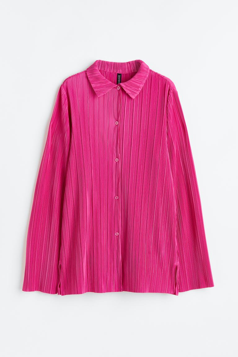 coupon code Off Oversized pleated shirt