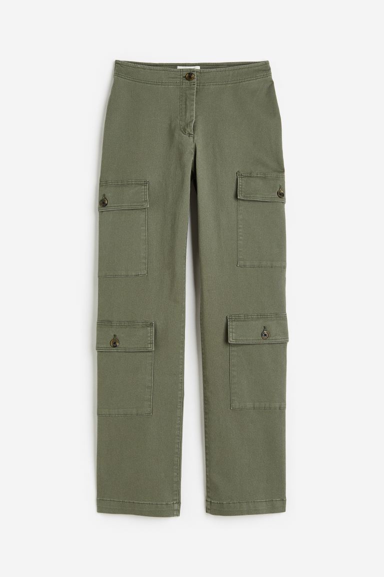 clearance sale coupon Off Cotton twill cargo trousers