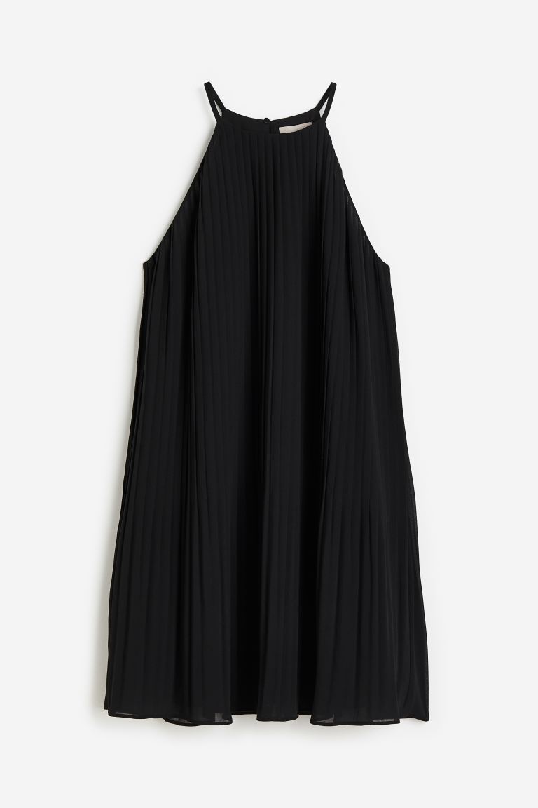 markdown code Off Pleated chiffon dress