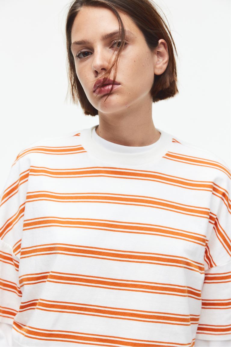 coupon code Off Cropped cotton T-shirt