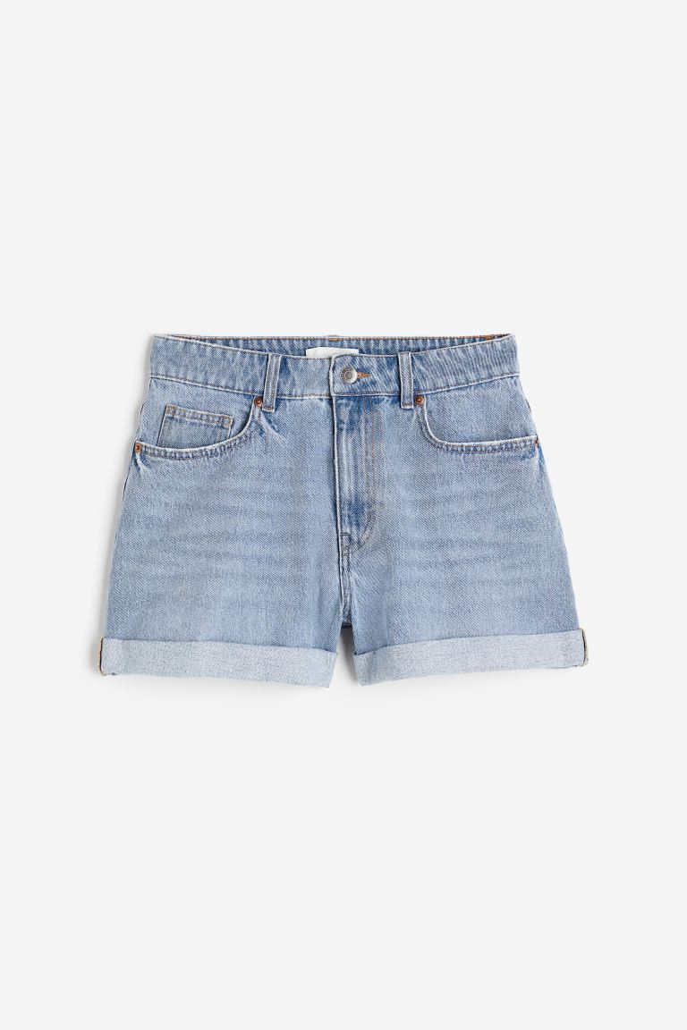 voucher Off Mom High Denim Shorts