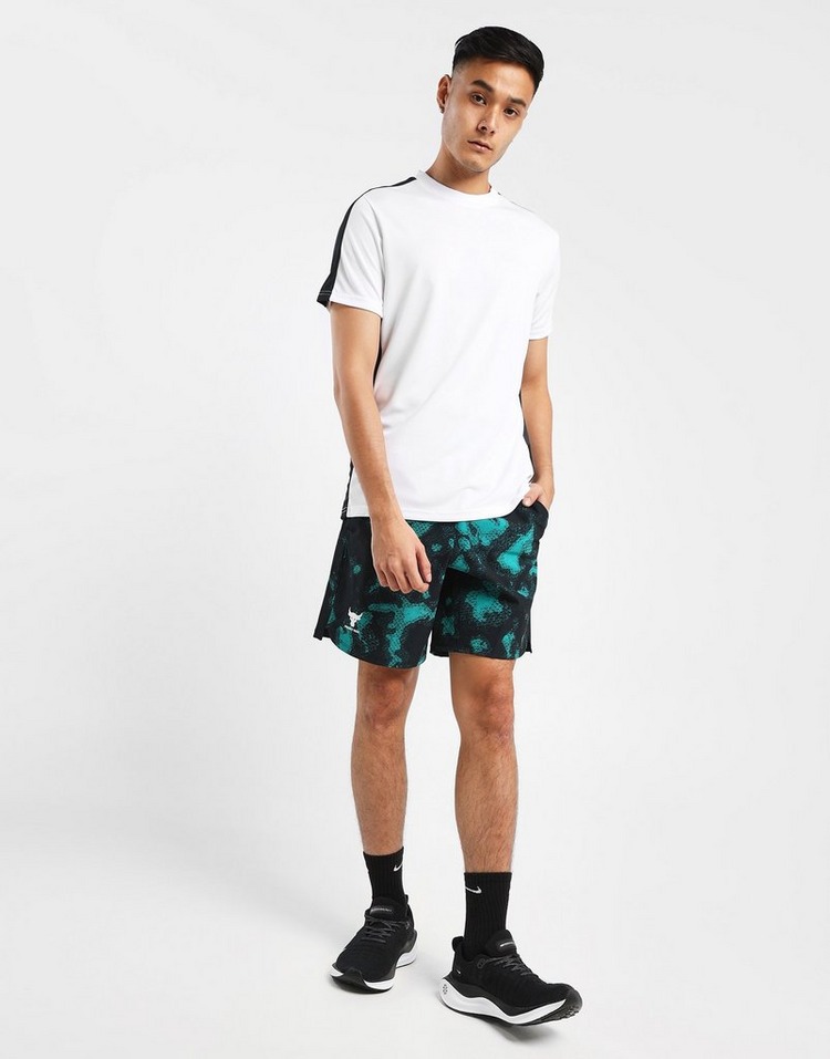 offer code Off Under Armour Project Rock Woven Printed Shorts