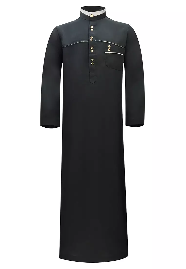 coupon Off PacolinoPacolino - Plain Formal Casual Long Sleeve Men Jubah