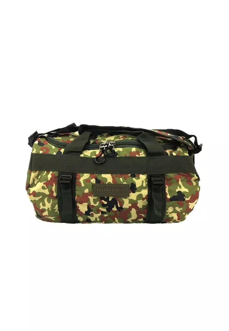 clearance code Off HummerHUMMER 50CM Polyester Travel Duffel Bag (13111040-CF MUSTARD)