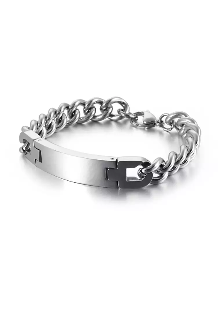 coupon code Off Kings CollectionKorean Style Titanium Steel Bracelet (Circumference 21cm) (KJBR16155)