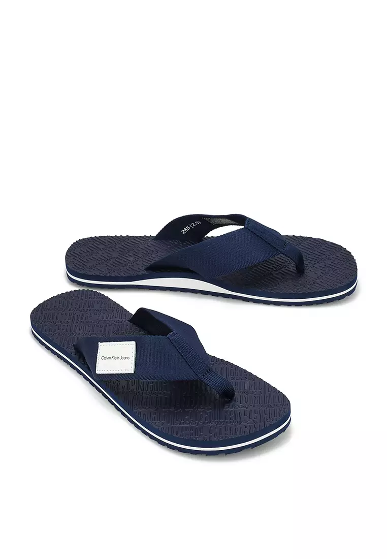 markdown code Off Calvin KleinWoven Beach Sandals - Calvin Klein Footwear