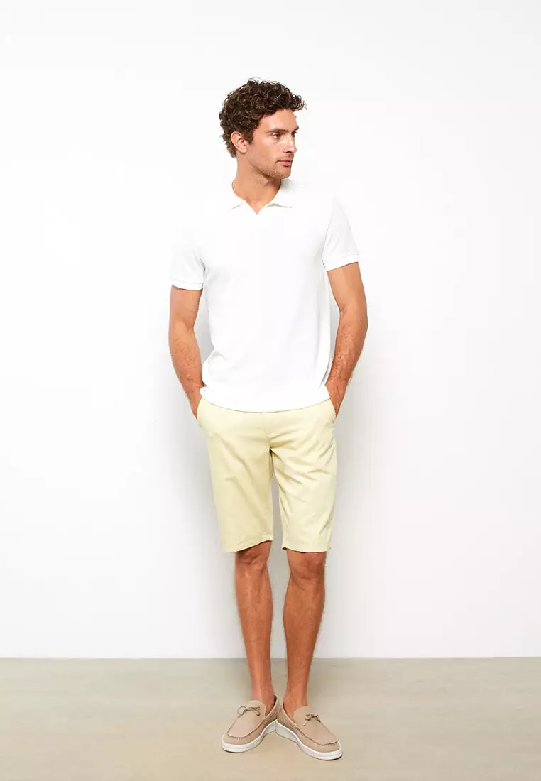 voucher Off LC WAIKIKIPolo Neck Short Sleeve Mens T-Shirt