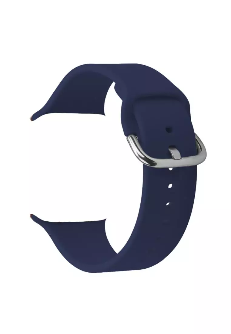 clearance code Off Kings CollectionMidnight Blue Silicone Apple 42MM / 44MM Strap (KCWATCH1112)