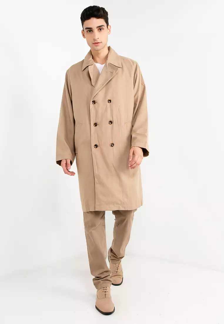 voucher Off GLOBAL WORKCausal Trench Coat