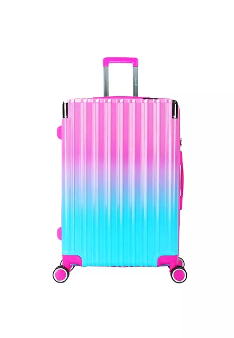 markdown code Off Poly-PacGiorX OMBRE 20 Ultra Strength PC Colorful Hard Case Trolley Travel Luggage GXA9950 - Pink Turquoise