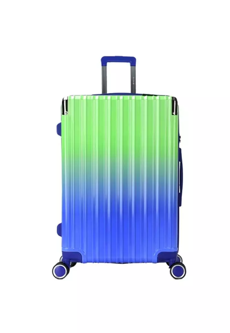 clearance sale coupon Off Poly-PacGiordano 24” Unbreakable PP Hard Case Trolley Travel Luggage With Clip Lock - GA 9240