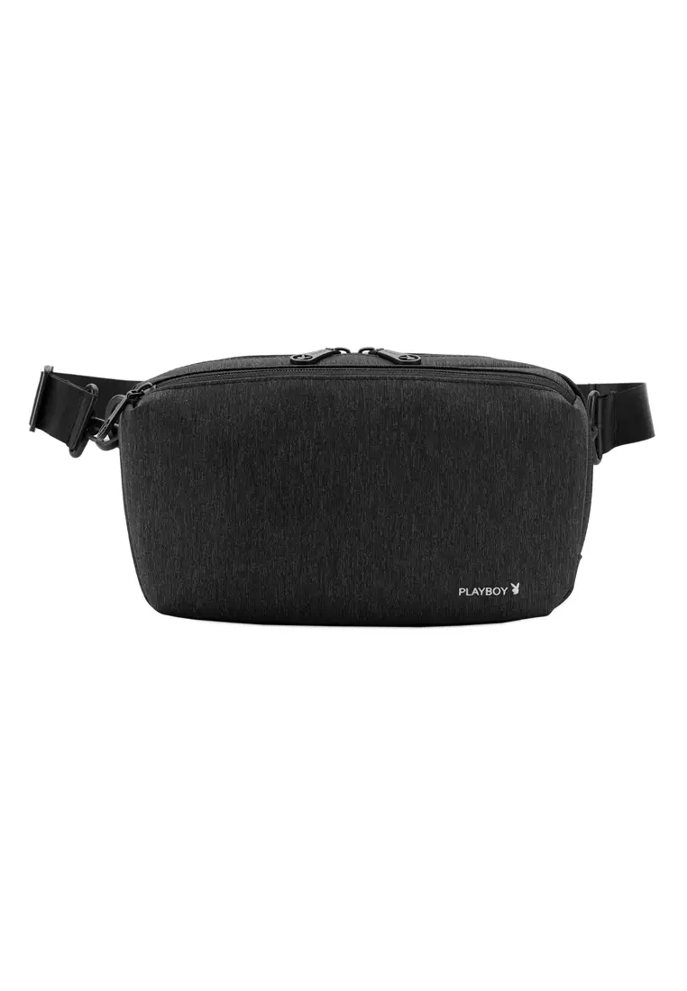 promo code Off PlayboyMens Water Resistant Waist Bag / Sling Bag / Chest Bag / Crossbody Bag