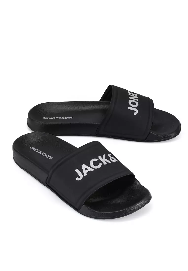 offer code Off Jack & JonesLogo Pool Slides