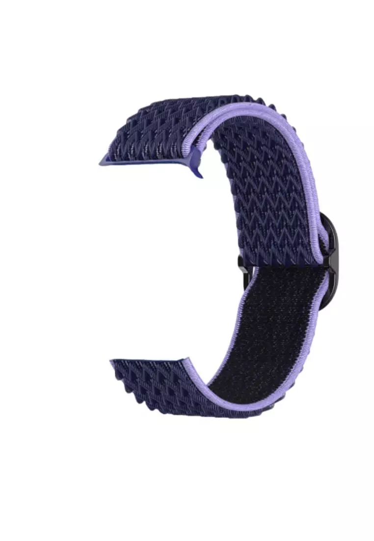 promo coupon Off Kings CollectionMidnight Blue Wave Pattern Nylon Woven Apple Watch Band 38MM / 40MM (KCWATCH1108)