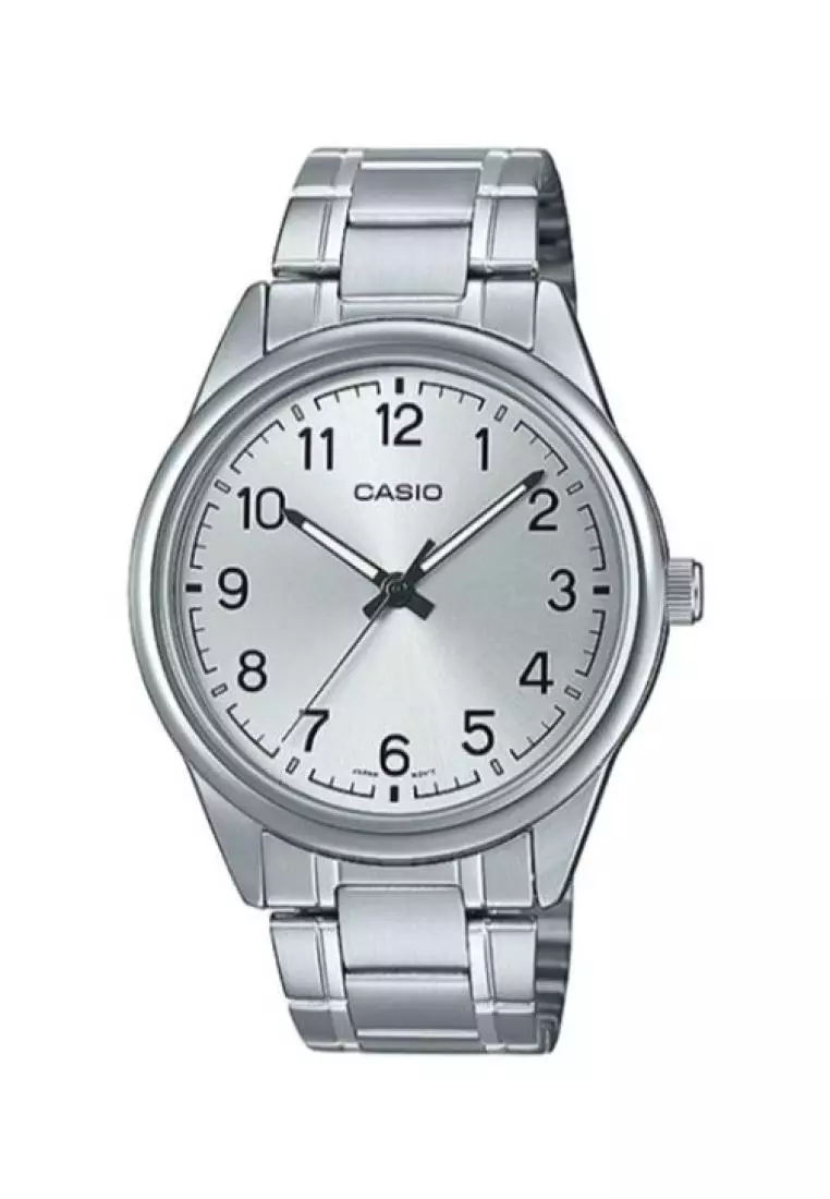 promo coupon Off Casio WatchesMens Analog Watch MTP-V005D-7B4 Silver Stainless Steel Watch