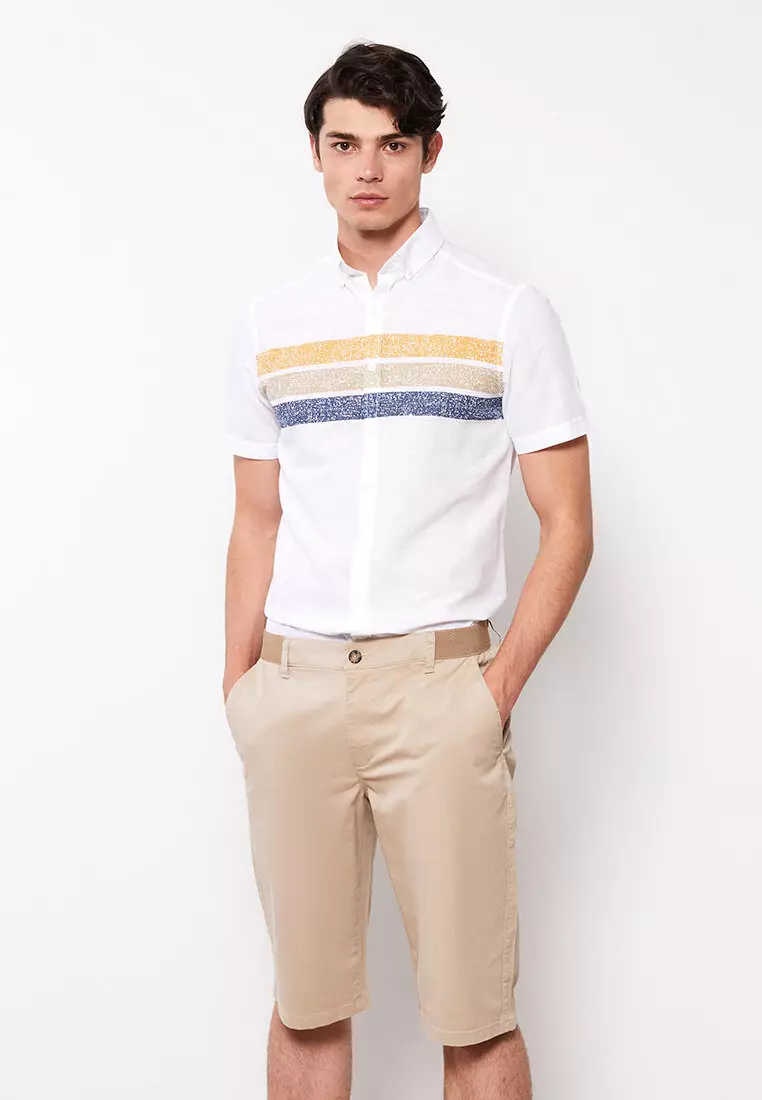 offer code Off LC WAIKIKIComfort Gabardine Mens Bermuda Shorts