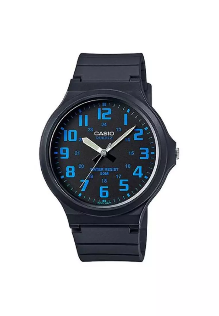 clearance sale coupon Off Casio WatchesMens Analog Watch MW-240-2BV Big Case with Black Resin Band Watch