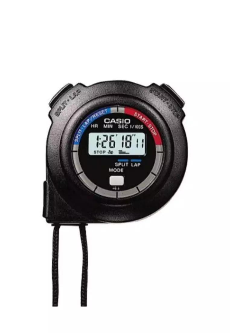 clearance code Off CasioStopwatches HS-3V-1BRDT Black Color