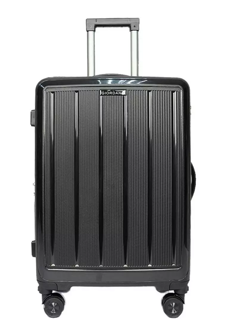 offer code Off Poly-PacGiordano 28 Unbreakable PP Expandable Trolley Travel Luggage Bag w Anti-Theft Zipper - GA9222 Black