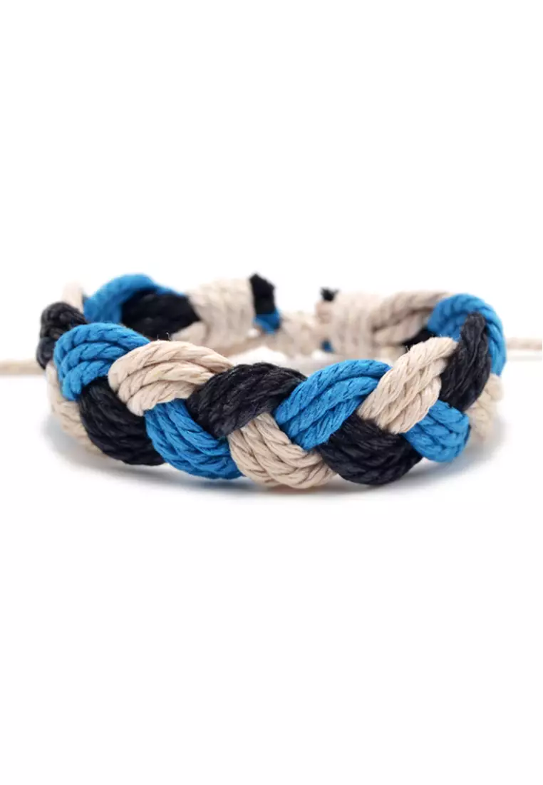 promo coupon Off Kings CollectionVintage Braided Rope Bracelet (KJBR16024)